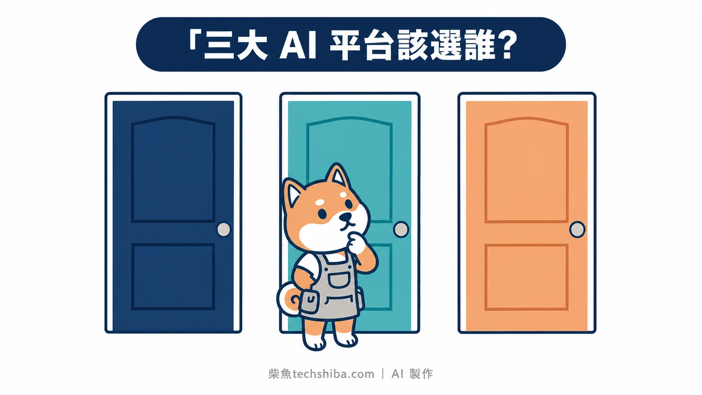 ChatGPT、Claude、Gemini 該選誰？2026 三大 AI 平台的主場分工