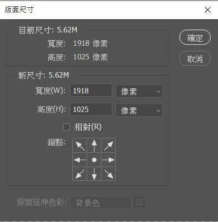 版面尺寸