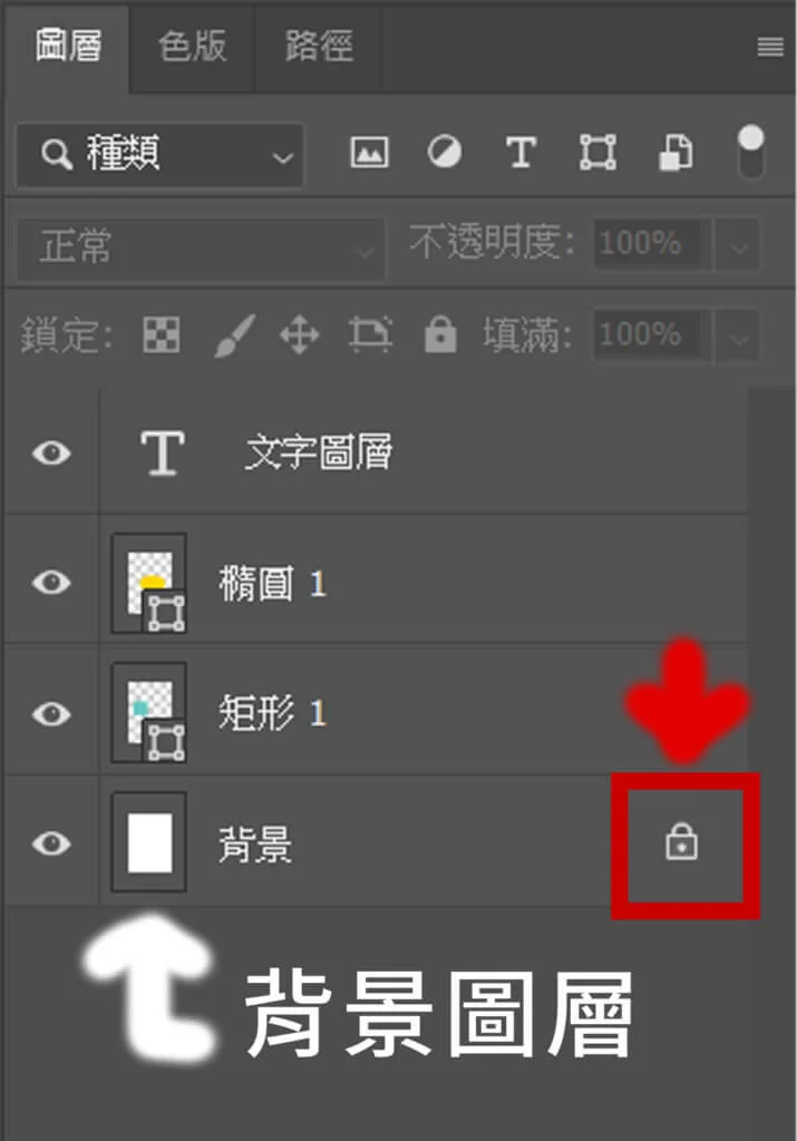 Photoshop背景圖層