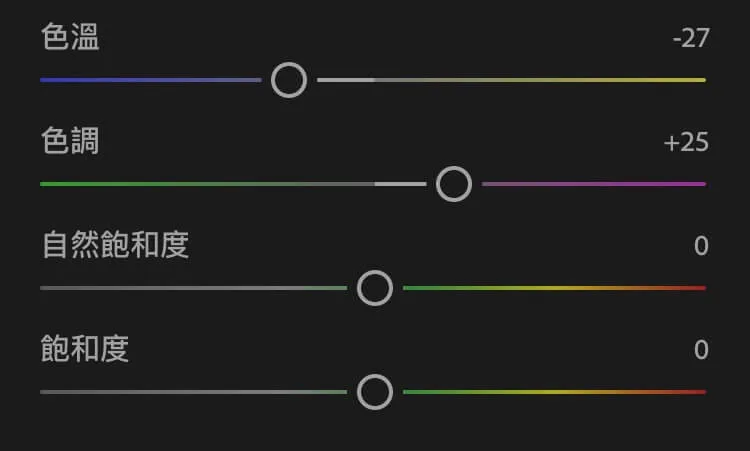 賽博龐克風白平衡