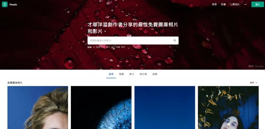 pexels照片圖庫
