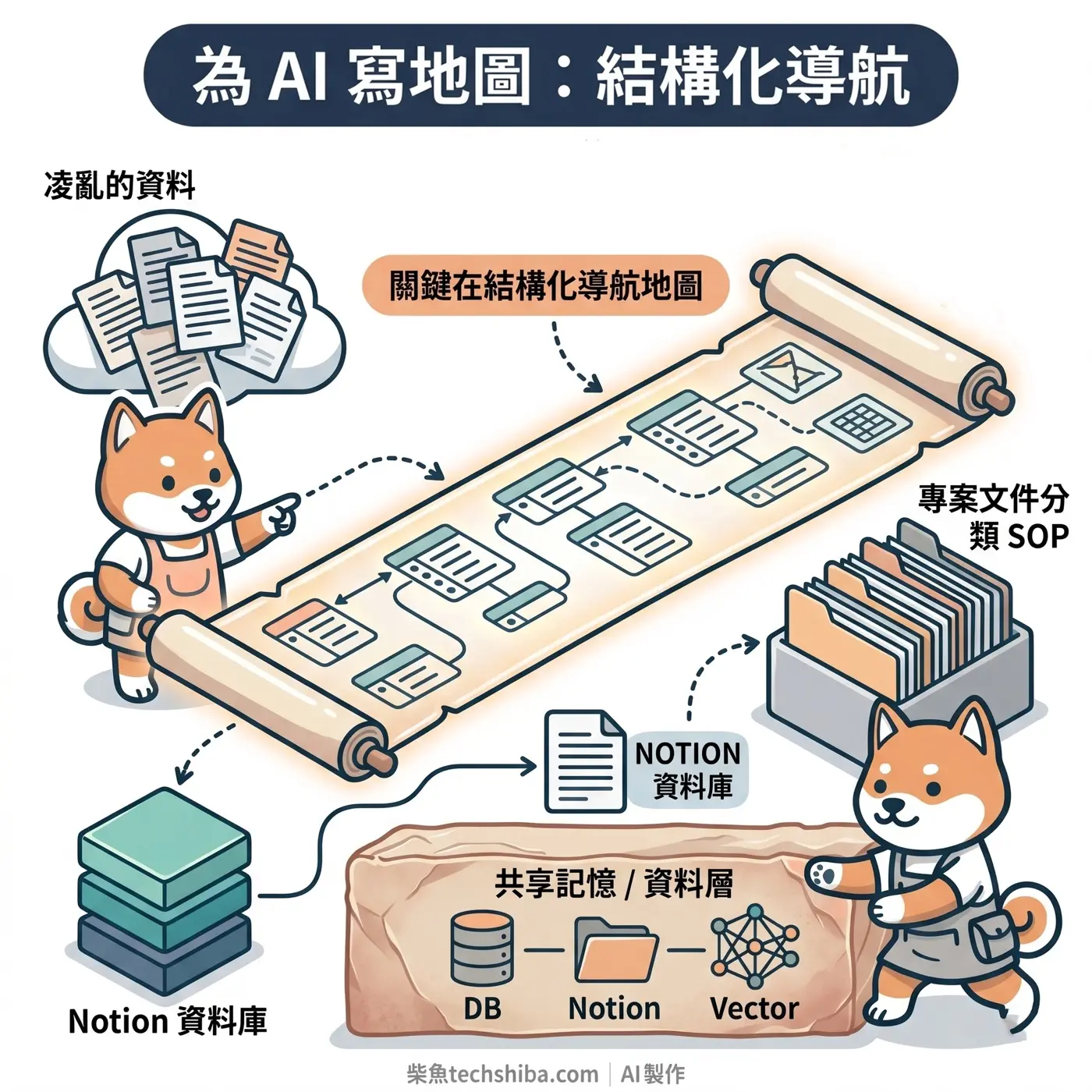 AI 資料庫架構地圖